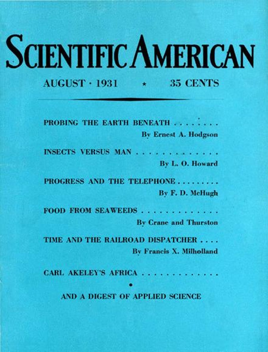 Scientific American Magazine Vol 145 No 2 Scientific American scientific-american-magazine-vol-145-no-2-scientific-american