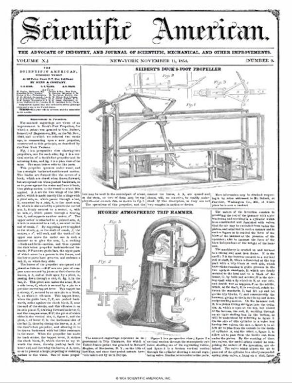 Scientific American Magazine Vol 10 Issue 9