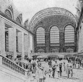 PROSPECTIVE VIEW OF THE EXPRESS CONCOURSE, 1912: