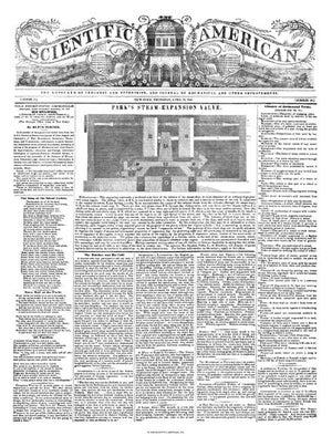 Scientific American Magazine Vol 1 Issue 33