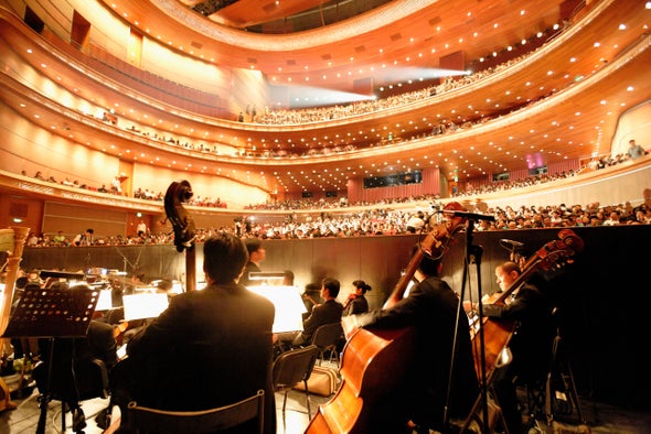 Music Synchronizes the Brains of Performers and Their Audience