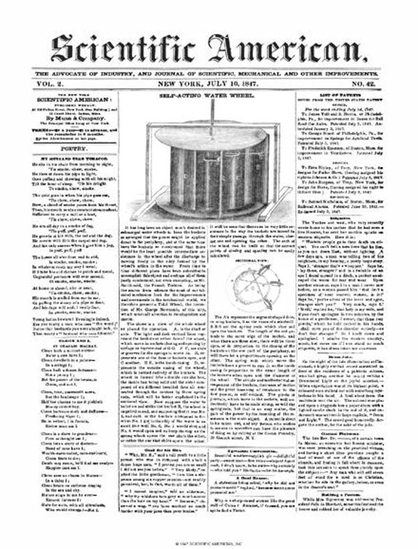 Scientific American Magazine Vol 2 Issue 42