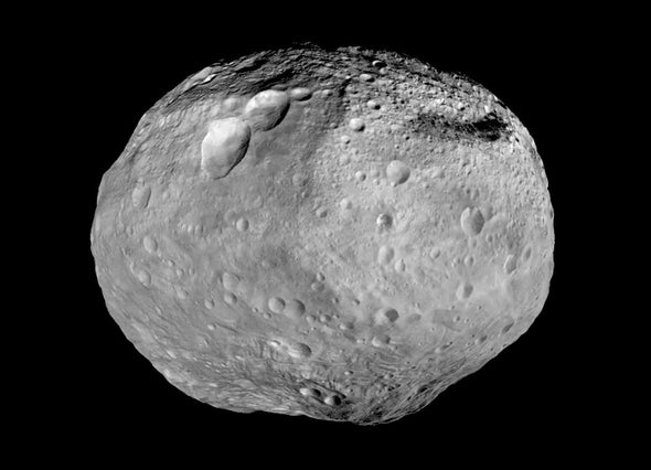 Giant Asteroid Vesta May Have Buried Ice
