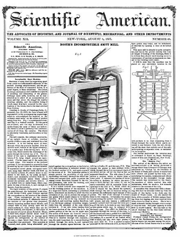 Scientific American Magazine Vol 12 Issue 48