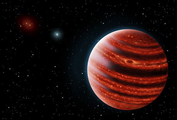Astronomers Glimpse a Young Jupiter, 51 Eridani b