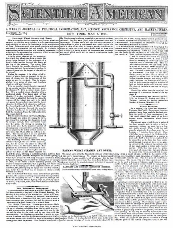 Scientific American Magazine Vol 24 Issue 19