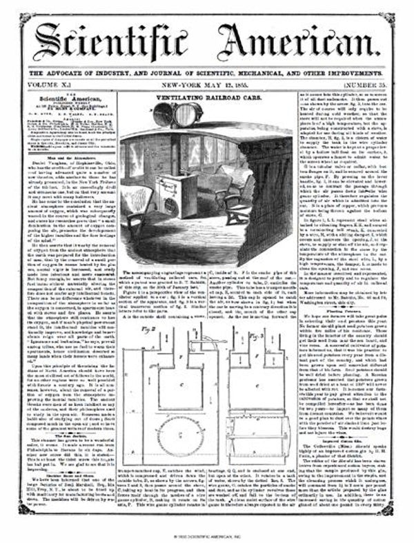 Scientific American Magazine Vol 10 Issue 35