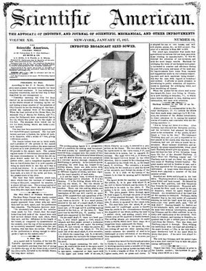 Scientific American Magazine Vol 12 Issue 19