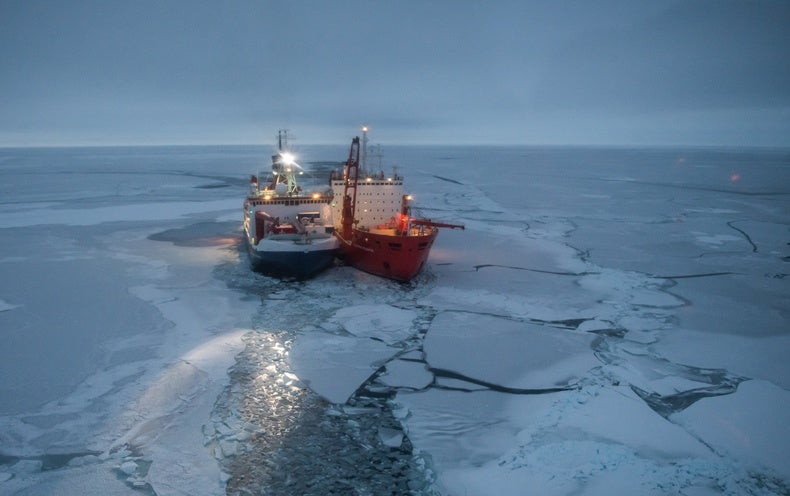 Ship Freezes Itself in Arctic Ice to Study Climate Change - Scientific American