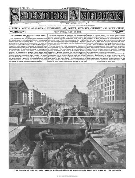 Scientific American Magazine Vol 64 Issue 20