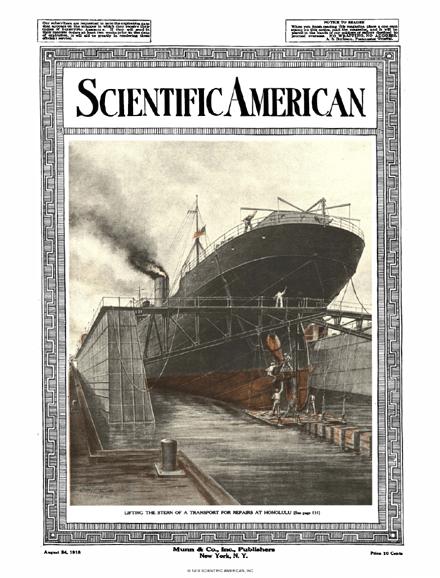 Scientific American Magazine Vol 119 Issue 8