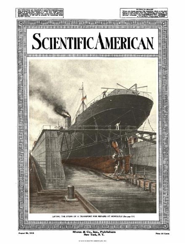 Scientific American Magazine Vol 119 Issue 8