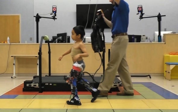Robotic Exoskeletons Show Promise As Tool to Help Kids with Cerebral Palsy Walk Easier