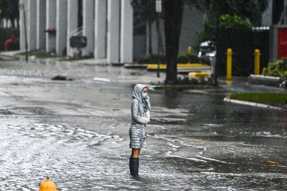 Record Breaking Tropical Storm Eta Drenches Florida Scientific American