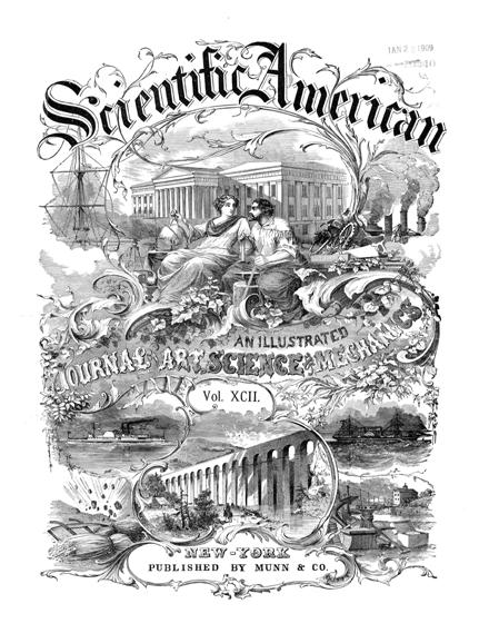 Scientific American Magazine Vol 92 Issue 1