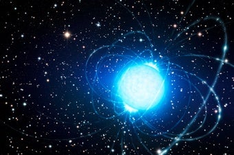 Artist's impression of a magnetar