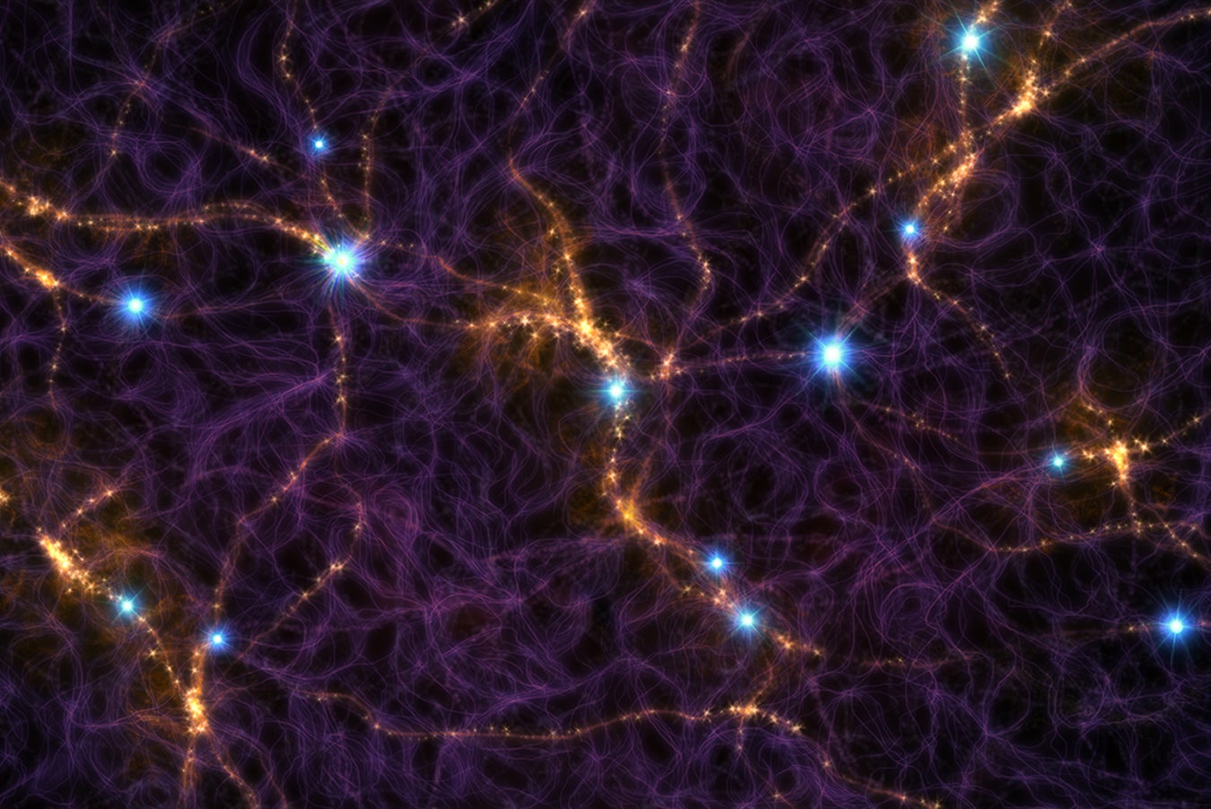 Про материя. Крупномасштабная структура Вселенной. Тёмная материя Вселенной. Галактические нити. Нити Вселенной.