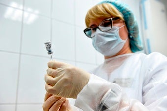 Russian vaccine test