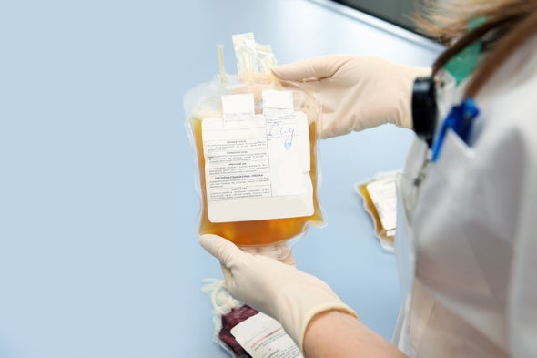 FDA Issues Warning about Young-Blood Transfusions