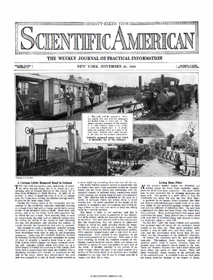 Scientific American Magazine Vol 123 Issue 21