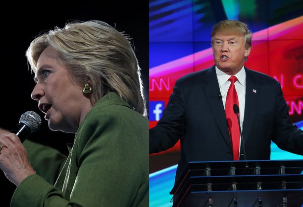 Hillary Clinton and Donald Trump