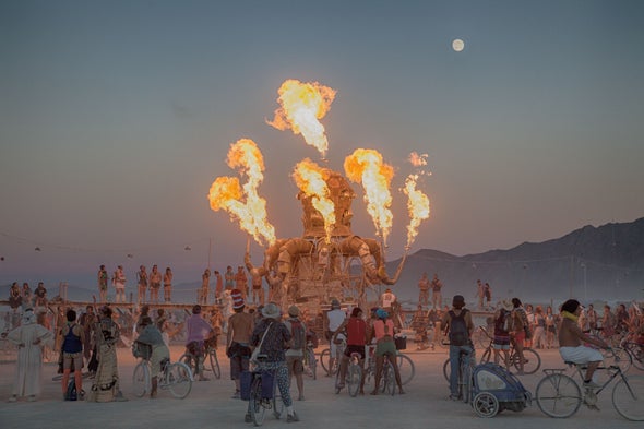 Burning Man's Mathematical Underbelly