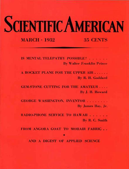 Scientific American Magazine Vol 146 Issue 3