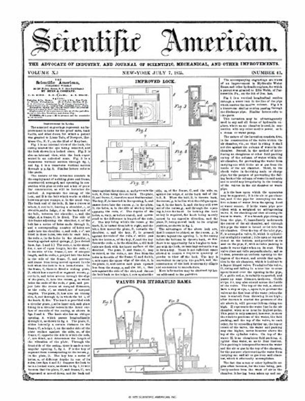 Scientific American Magazine Vol 10 Issue 43