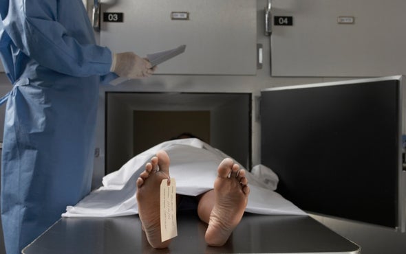 "Necrobiome" Reveals a Corpse's Time of Death