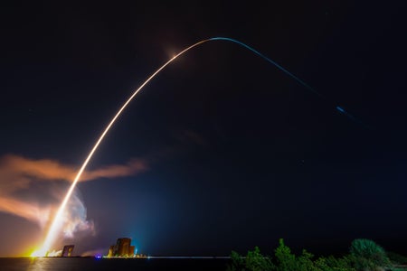 Rocket launch from Space Launch Complex 41 at Cape Canaveral