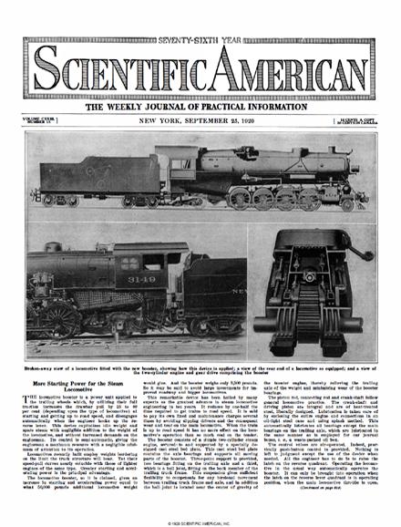 Scientific American Magazine Vol 123 Issue 13