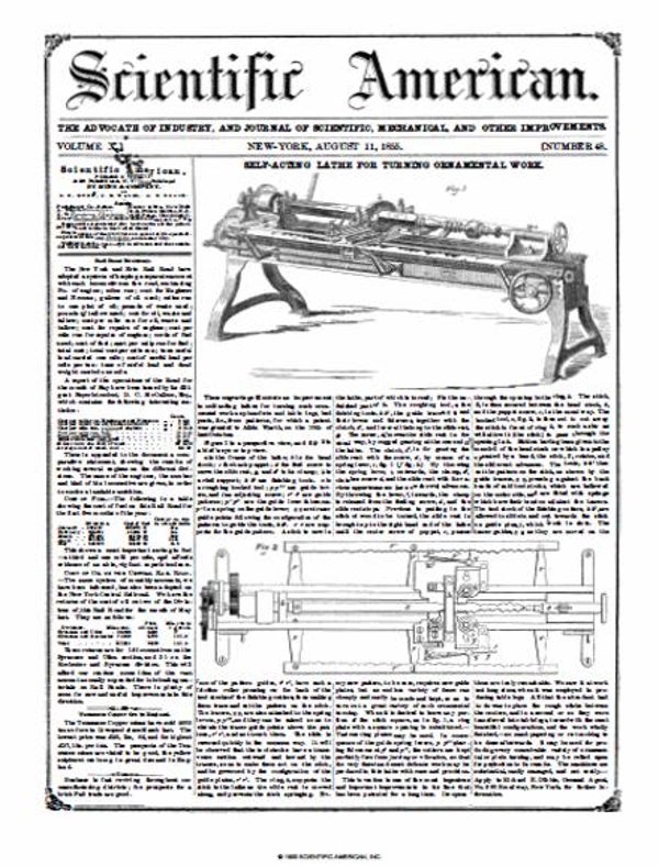 Scientific American Magazine Vol 10 Issue 48