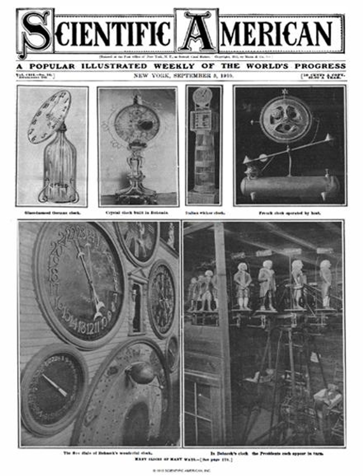 First Scientific Scientific American Volume 103, Issue 10 | Scientific American
