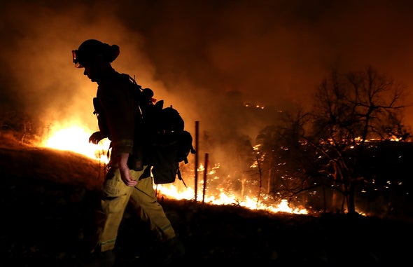 Firefighters Are Focused on Flames, Not Climate Change