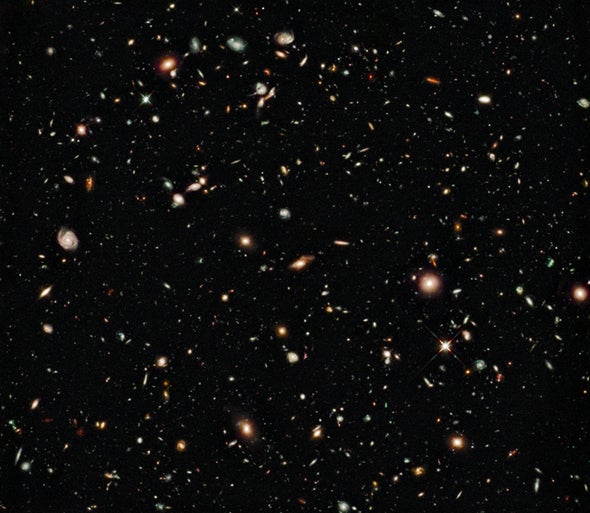 Hubble looks deeper into the cosmos
