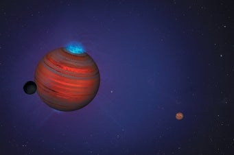 Artist rendering of Brown Dwarf Star