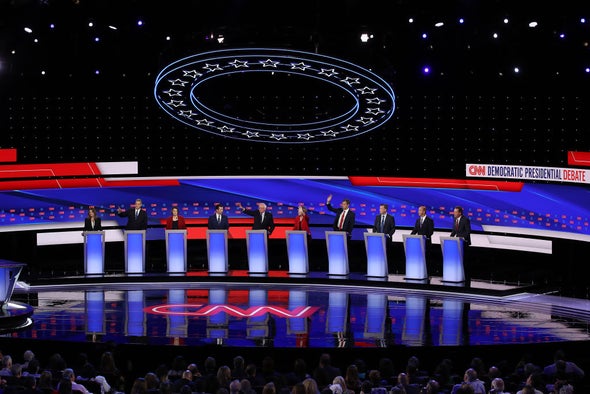 Democratic Hopefuls Clash on Climate Action during Debate - Scientific ...