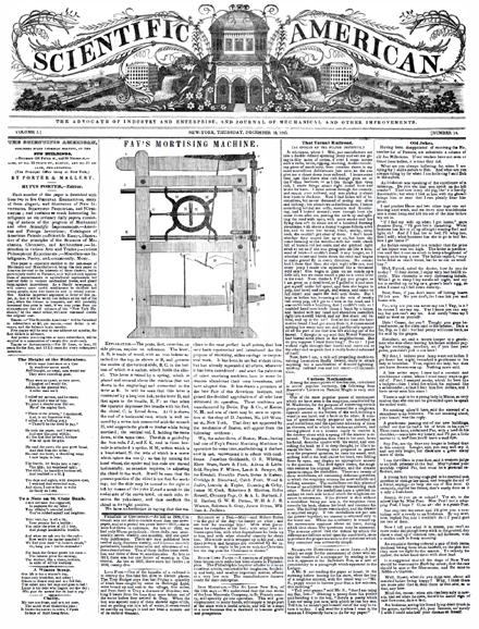 Scientific American Magazine Vol 1 Issue 14
