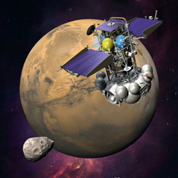 Russia Launching Probe to Sample Mars's Moon Phobos Today