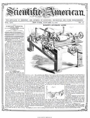 Scientific American Magazine Vol 14 Issue 19