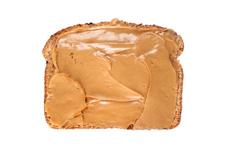 Peanut butter on toast