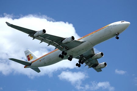 a jet airliner