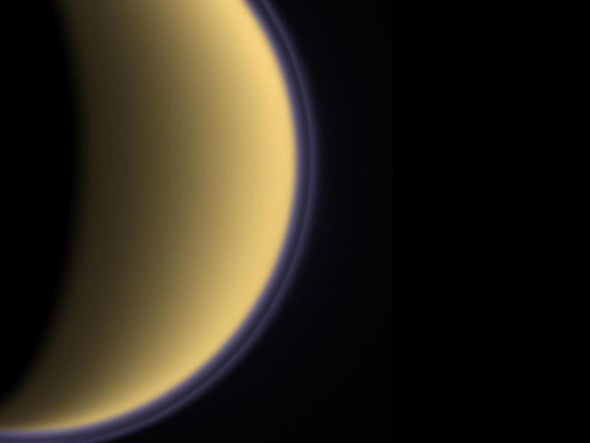 Life-Friendly Molecules on Saturn's Moon Titan Could Help Reveal Origins of Earth Life