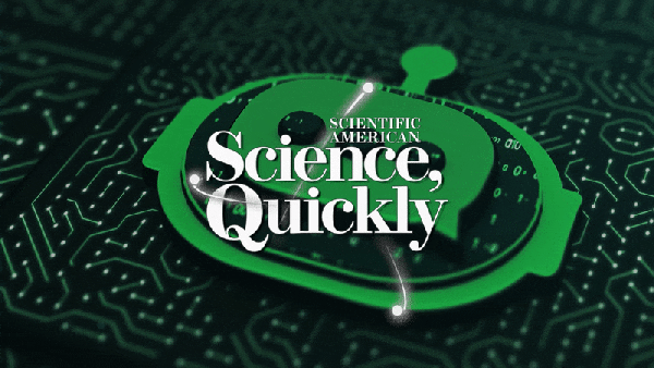 A green chatbot icon with the Science, Quickly logo overlaid