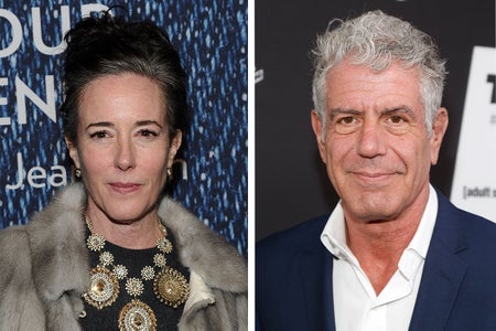 Kate Spade and Anthony Bourdain