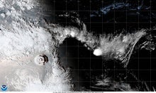 Tonga Eruption Triggered Massive 'Equatorial Plasma Bubble'