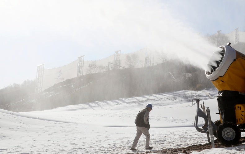 The Olympics Has 100 Percent Fake Snow—Here’s The Science of How It Gets Made