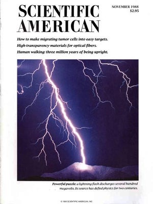 Scientific American Magazine Vol 259 Issue 5