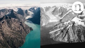 80 Years of Greenland's Vanishing Glaciers