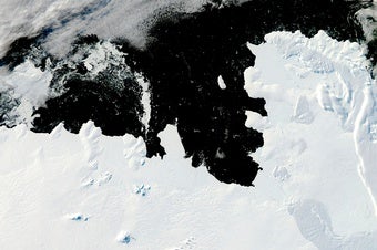 Antarctic Glacier's Breakup Is Controlled by Seafloor Topography